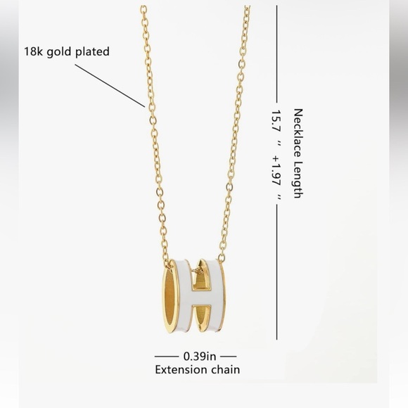 Vintage fashion Luxe Dainty cream  gold Tone  necklace New - Picture 10 of 11